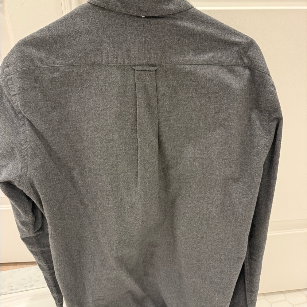 Gray Button-Down Shirt - image 3